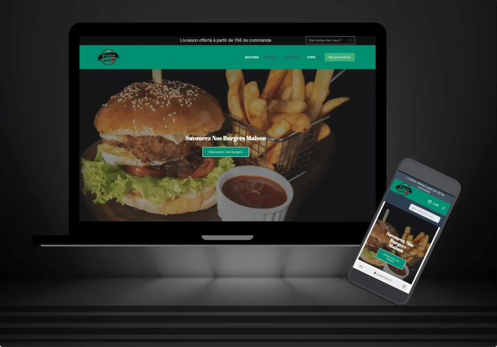 Site Pizzadorleans-mylyanis.fr -fournisseur de solutions web uniques -Paris
